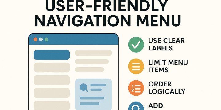 Tips for designing a user-friendly navigation menu