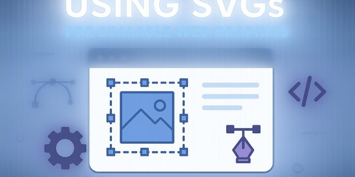 Using SVGs for scalable web graphics