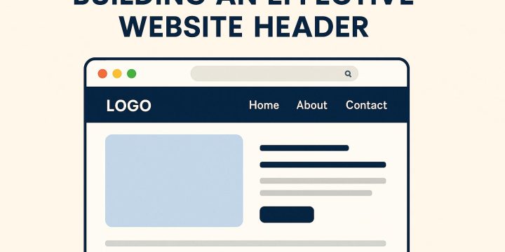 Building an effective website header