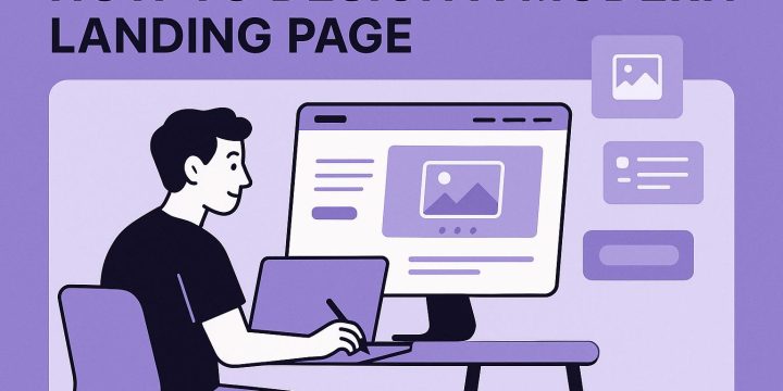 How to design a modern landing page