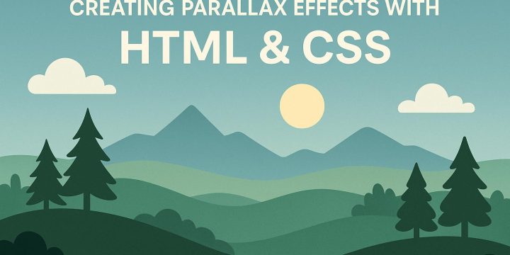 Creating parallax effects with HTML and CSS