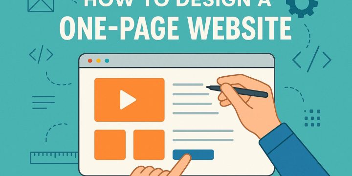 How to design a one-page website